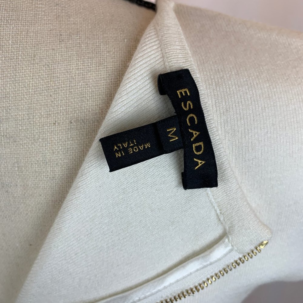 White Escada Sheath Dress - Picture 5 of 6